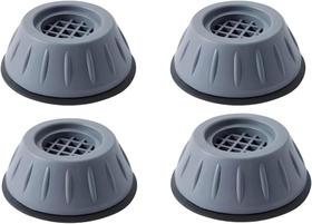 Kit 4 Calços Pés de Apoio para Máquina de Lavar e Móveis