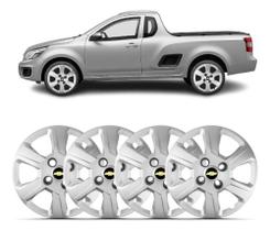 Kit 4 Calota Aro 15 Montana 2011 Á 2020 Prata Com Emblema Kit 4 Calota Aro 15 Montana 2011 Á 2020 Prata Com Emblema