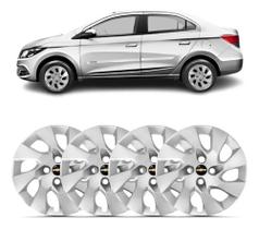 Kit 4 Calota Aro 15 Onix Prisma 2014 2015 2016 Com Emblema Kit 4 Calota Aro 15 Onix Prisma 2014 2015 2016 Com Emblema