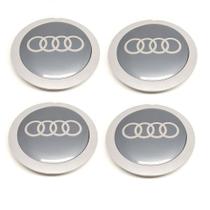 Kit 4 Calota Centro Central Miolo Tampa Audi A8 Compatível c/Roda Brw380