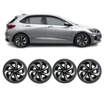 Kit 4 Calota Esportiva Aro 13 Spider Corsa Celta Classic Prisma