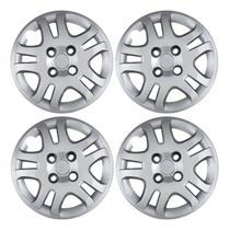Kit 4 Calota Fiesta Aro 14 Hatch Sedan 2011 2012 2013 Ford