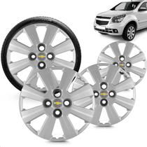 Kit 4 Calotas Agile 2012 A 2013 Aro 15 Prata Cubo Padrão Grid + Adesivo Resinado 48mm Gm Cinza Com Dourado (4 Pc) Kit 4 Calotas Agile 2012 A 2013 Aro 15 Prata Cubo Padrão Grid + Adesivo Resinado 48mm Gm Cinza Com Dourado (4 Pc)