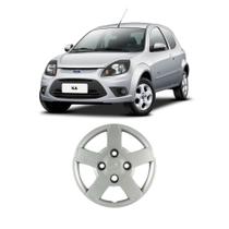Kit 4 Calotas Aro 13 Ford Ka 08 Prata Encaixe Grid Kit 4 Calotas Aro 13 Ford Ka 08 Prata Encaixe Grid