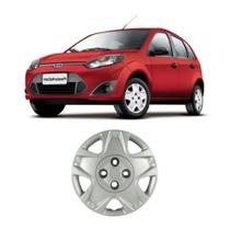 Kit 4 Calotas Aro 14 Ford Fiesta 11 Em Diante Grid Prata
