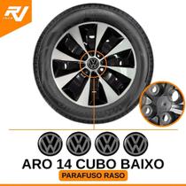 Kit 4 Calotas Esportiva Gol Voyage G5 G6 2008 a 2017 Aro 14