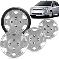 Kit 4 Calotas Fiesta Street 03 a 07 Aro 13 Prata Cubo Baixo Grid Kit 4 Calotas Fiesta Street 03 a 07 Aro 13 Prata Cubo Baixo Grid