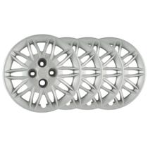 Kit 4 Calotas Idea 2011 2012 2013 Aro 15 Prata Cubo Padrão Grid Kit 4 Calotas Idea 2011 2012 2013 Aro 15 Prata Cubo Padrão Grid