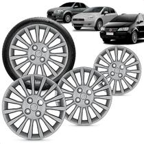 Kit 4 Calotas Idea Siena Punto 2011 2012 2013 Aro 15 Prata Cubo Padrão Grid Kit 4 Calotas Idea Siena Punto 2011 2012 2013 Aro 15 Prata Cubo Padrão Grid