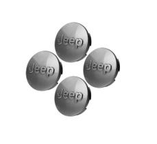 Kit 4 Calotinha Central Roda Jeep Compass16/21 Prata