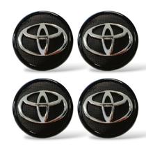 Kit 4 Calotinha Centro Miolo Tampa Roda Toyota Corolla Etios 2002 a 2021 - Kit 4 Calotinha Centro Miolo Tampa Roda Toyota Corolla Etios 2002 a 2021 -