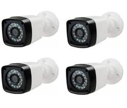 kit 4 Câmera Bullet 4x1 Hd 720p Infra 20 Metros