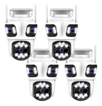 Kit 4 Câmera De Vigilância Ip Wifi 9mp Três Telas Lançamento Kit 4 Câmera De Vigilância Ip Wifi 9mp Três Telas Lançamento