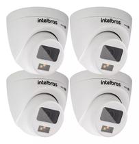 kit 4 Câmera Intelbras VHD 1120 D Full Color Colorida A Noite Bullet HDCVI Lente 2.8mm