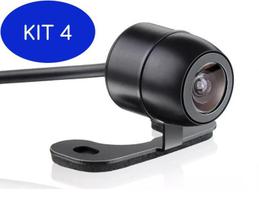 Kit 4 Câmera Ré Visão Noturna Universal Estacionamento