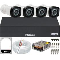 Kit 4 Câmeras 1080p 2mp Full hd Dvr Mhdx 3104c Full Hd