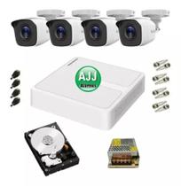 Kit 4 Cameras Bullet Dvr Hilook 1080p Lite C/ Hd Kit 4 Cameras Bullet Dvr Hilook 1080p Lite C/ Hd