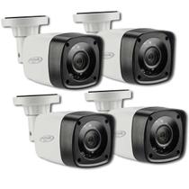 Kit 4 Cameras Bullet proteção contra intemeries IP66 20M 4X1 Infra 1Mp 2,8Mm Kit 4 Cameras Bullet proteção contra intemeries IP66 20M 4X1 Infra 1Mp 2,8Mm