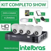 Kit 4 câmeras Completo Alta Definição 720p Internas C/Dvr Mhdx Full Hd