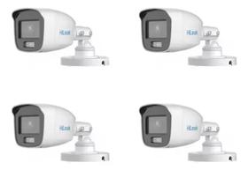 Kit 4 Câmeras De Segurança 1080p Colorida Colorvu Hilook Kit 4 Câmeras De Segurança 1080p Colorida Colorvu Hilook