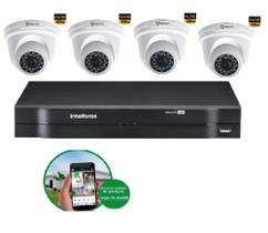 Kit 4 Câmeras De Segurança 2 MP Full Hd 1080p Dvr Intelbras mhdx Full Hd