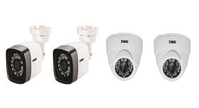 Kit 4 câmeras de segurança com acessórios - TWG