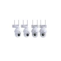 Kit 4 Câmeras de Segurança Externa PTZ 3MP WiFi Visão Noturna Colorida Dome Kit 4 Câmeras de Segurança Externa PTZ 3MP WiFi Visão Noturna Colorida Dome