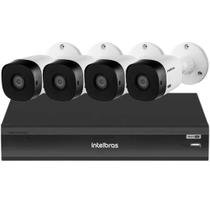 Kit 4 Câmeras de Segurança Intelbras Full Hd 1220 Dvr inteligente 8ch Imhdx 3108