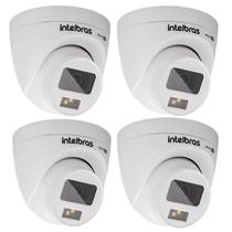 Kit 4 Câmeras de Segurança Intelbras Multi Hd 20m Vhd 1120 D Full Color Imagem Colorida Noite e Dia Kit 4 Câmeras de Segurança Intelbras Multi Hd 20m Vhd 1120 D Full Color Imagem Colorida Noite e Dia