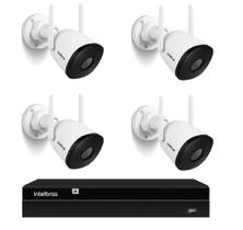Kit 4 Câmeras Externas Wi-fi Nvr 1404 Intelbra 4 Canais Kit 4 Câmeras Externas Wi-fi Nvr 1404 Intelbra 4 Canais