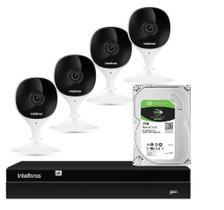 Kit 4 Câmeras Infra 10 Wifi Sf Im3 Full Hd Nvr Intelbras 1tb Kit 4 Câmeras Infra 10 Wifi Sf Im3 Full Hd Nvr Intelbras 1tb