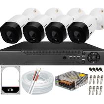 Kit 4 Câmeras Intelbras 1120b Dvr 04 Canais Alta Performance Hd 1tb Instalado Kit 4 Câmeras Intelbras 1120b Dvr 04 Canais Alta Performance Hd 1tb Instalado