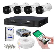 Kit 4 Câmeras Intelbras 1120b Dvr 4 Canais Com Hd Lançamento Kit 4 Câmeras Intelbras 1120b Dvr 4 Canais Com Hd Lançamento