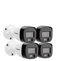 Kit 4 Câmeras Intelbras 3220 B Multi-hd Vhd Full Color Com Microfone e Áudio 20m Branca Kit 4 Câmeras Intelbras 3220 B Multi-hd Vhd Full Color Com Microfone e Áudio 20m Branca