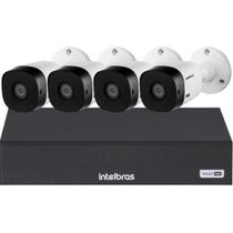 Kit 4 Câmeras Intelbras Full Hd 1220b Dvr Mhdx 3104C