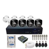 Kit 4 Câmeras Intelbras VHD 1120b Full Color Dvr 4ch Hd 500gb 50m Cabo