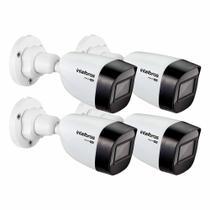 Kit 4 Câmeras Intelbras VHD 1130 B HD 720p Bullet com Lente 2.8mm Visão Noturna 30m Resistente à Chuva IP67