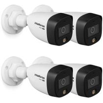 Kit 4 Câmeras Intelbras VHD 1220 B Full Color Alta Definição Full HD 1080p Multi HD IR 20m Intelbras