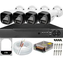 Kit 4 Câmeras Intelbras Vhd 1220b Full Color Dvr 4ch Hd 1Tb Imagem Colorida Kit 4 Câmeras Intelbras Vhd 1220b Full Color Dvr 4ch Hd 1Tb Imagem Colorida