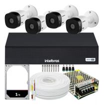Kit 4 Câmeras Intelbras Vhl 1220b Full Hd Dvr De 8ch 1008-c Kit 4 Câmeras Intelbras Vhl 1220b Full Hd Dvr De 8ch 1008-c