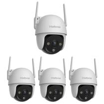 Kit 4 Câmeras Inteligente Wi-Fi 2 Megapixels Full HD 360 iM7 S Full Color Intelbras Kit 4 Câmeras Inteligente Wi-Fi 2 Megapixels Full HD 360 iM7 S Full Color Intelbras