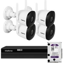 Kit 4 câmeras ip wifi im5 sc full hd microfone audio noturna intelbras Kit 4 câmeras ip wifi im5 sc full hd microfone audio noturna intelbras
