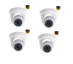 Kit 4 Câmeras Segurança 2MP Infra vermelho Full Hd