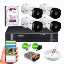 Kit 4 Câmeras Segurança Intelbras 1120 Vhl Hd 1tb Wd Purple Kit 4 Câmeras Segurança Intelbras 1120 Vhl Hd 1tb Wd Purple