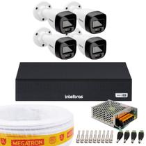 Kit 4 Câmeras VHD 1220 Color Bullet Full HD Intelbras Kit 4 Câmeras VHD 1220 Color Bullet Full HD Intelbras