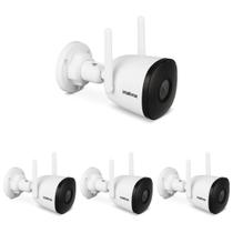 Kit 4 Câmeras Wi-Fi 4 Megapixels Zoom 8x e Áudio iM5 S 4MP Intelbras