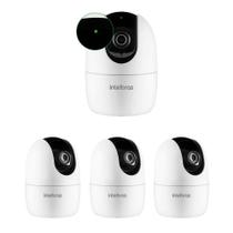 Kit 4 Câmeras Wi-Fi Inteligente 360 Com Alarme e Armazenamento em Nuvem iM4 C Intelbras