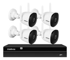 Kit 4 Câmeras Wifi Im5 1080p + Nvr 4 Canais Intelbras