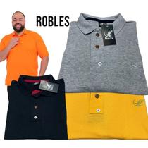 kit 4 camisa Gola Polo piquet Masculina robles pluz size