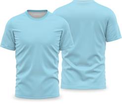 KIT 4 CAMISAS POLIESTER AZUL Lisa Tradicional